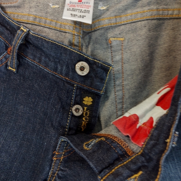LUCKY BRAND DUNGAREES ♡ Ladies Jeans - Picture 10 of 11